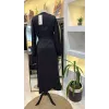 Misswhence Tafta Crush Elbise 38804 SİYAH