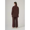 Nuss 1064 PANTOLONLU Takım - KAHVE