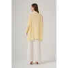 Nuss 3001 Oversize Basic Gömlek Vanilin