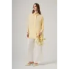 Nuss 3001 Oversize Basic Gömlek Vanilin