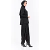 Nuss Pantolonlu Takım 1071 siyah