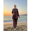Nuss PANTOLONLU Takım Kahve 1068