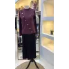 nuss triko tunik bordo 206