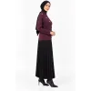 nuss triko tunik bordo 206