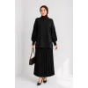 nuss triko tunik siyah 116