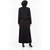 nuss triko tunik siyah 206