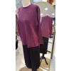 nuss triko tunik vişne k116