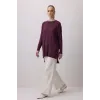 nuss triko tunik vişne k116