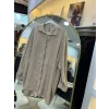 PUANE Naturel Dokulu Oversize Gömlek -10800 BEJ