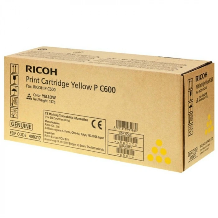 P C600 Yellow Toner