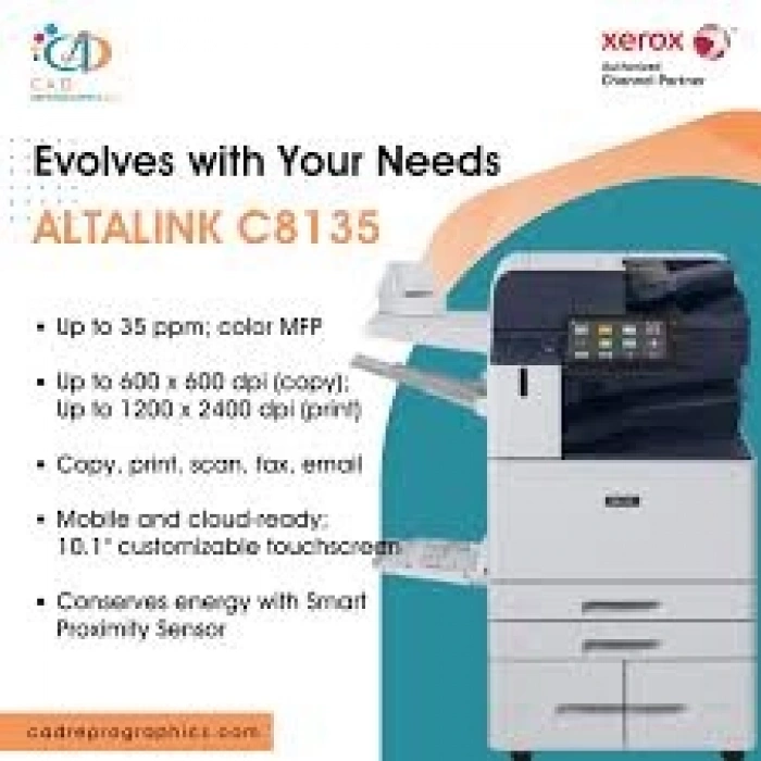 XEROX ALTALİNK C8135  RENKLİ A3 FOTOKOPİ MAKİNESİ