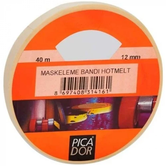 PICADOR MASKELEME BANDI 4710 MASKELEME HOTMELT 12 mm X 40 m KP 002