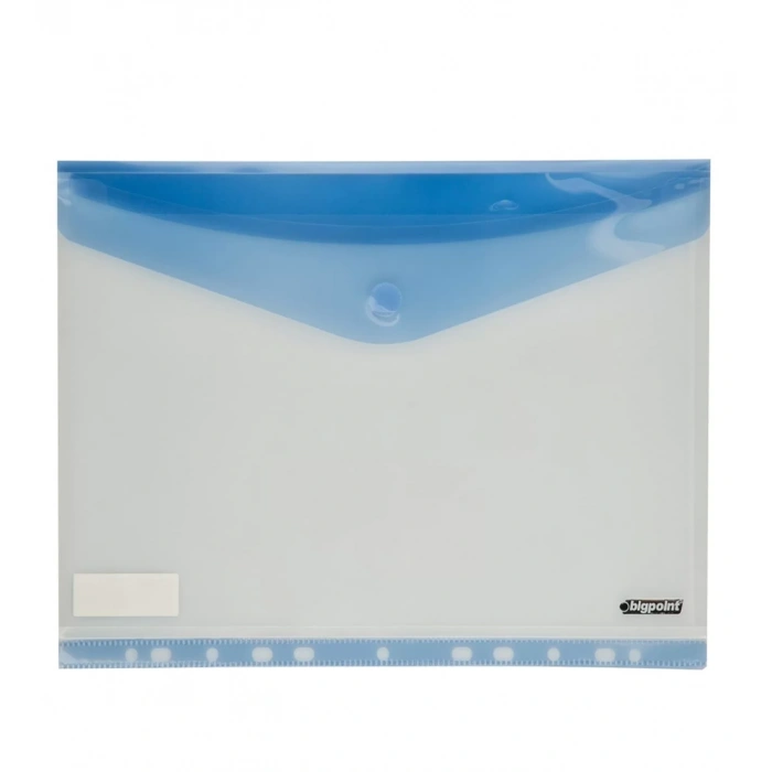 BİGPOİNT 11 DELİKLİ YAN CIRTLI DOSYA A4 MAVİ BP250-35