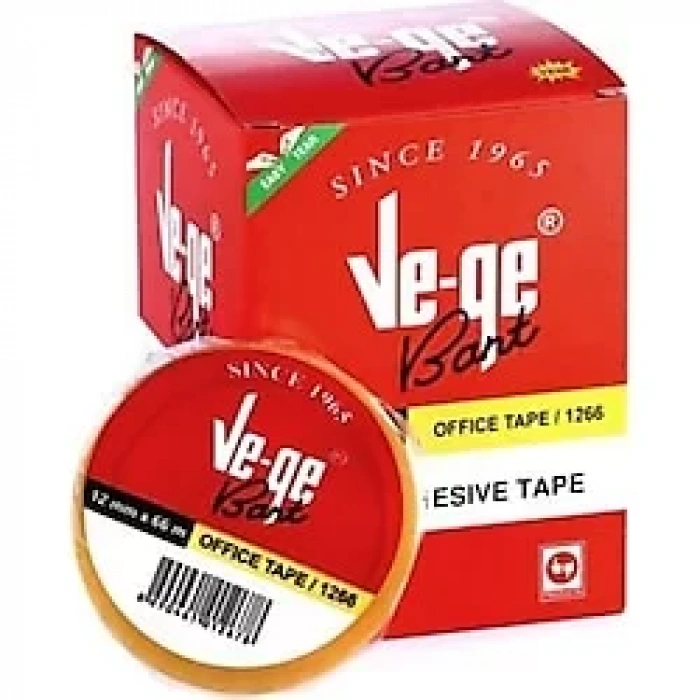 VEGE BANT 12x33 OFFICE TAPE ETO   6LI