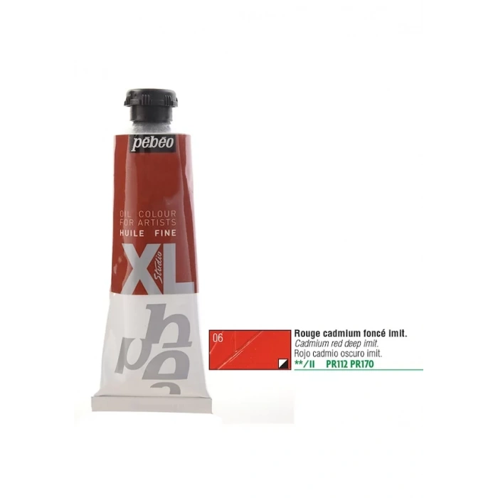 PEBEO 37 ML HUILE FINE XL YAĞLI BOYA Cadmium Red Deep 937/06