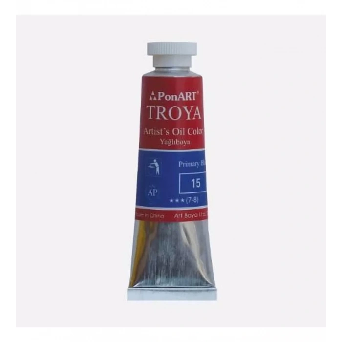 PONART TROYA YAĞLI BOYA PRİMER MAVİ 37 ML PTYB37-15
