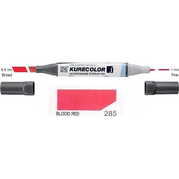 ZIG KURECOLOR TWIN S KC-3000 285 BLOOD RED