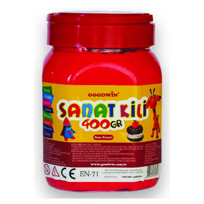 GOODWİN SANAT KİLİ KIRMIZI 400 GR GW4-04
