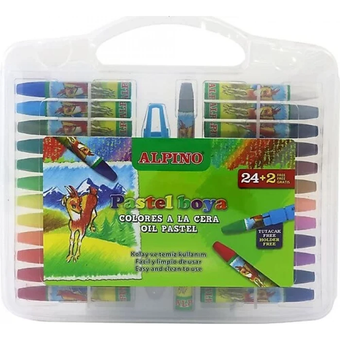 ALPİNO OİL PASTEL BOYA 24LÜ DC-008297