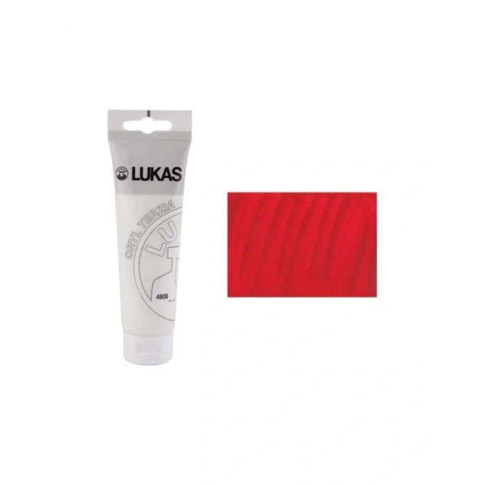 LUKAS TERZİA AKRİLİK KADMİUM KIRMIZI-KOYU 125ML LCT125-4874