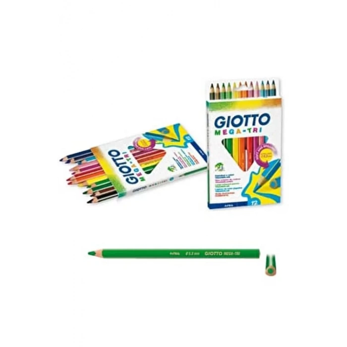 GİOTTO MEGA TRİ KURU BOYA 12Lİ 220600TR