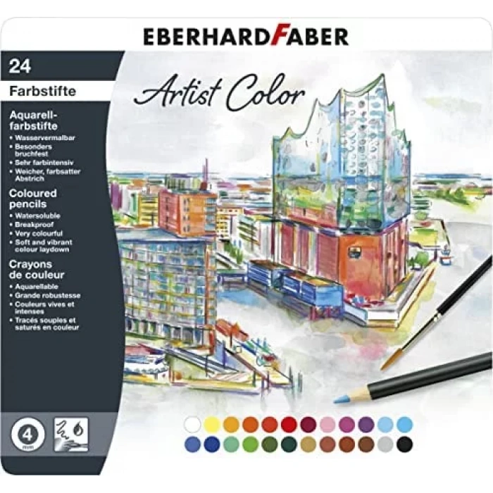 EF WATERCOLOR PENCIL ARTIST COLOR 24LU 516025