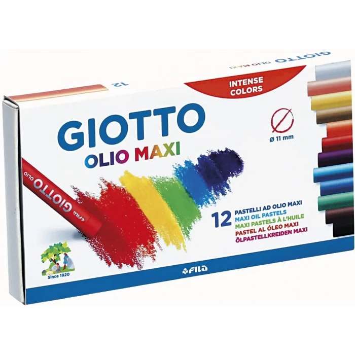 GİOTTO OLİO YAĞLI PASTEL (SİLİNDİR) 12Lİ KUTU 293000