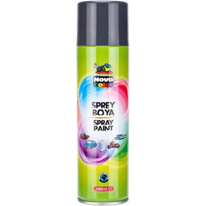 NOVA COLOR SPREY BOYA GRİ 200ML NC-810
