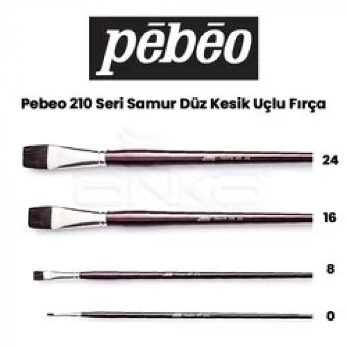 PEBEO 210/4 YAGLI BOYA FIRCASI SAMUR FIRCA