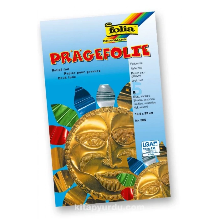 FOLİA ALU FOLYO 18.5X29.5CM SEÇİLMİŞ RENK 5TABAKA FO-505