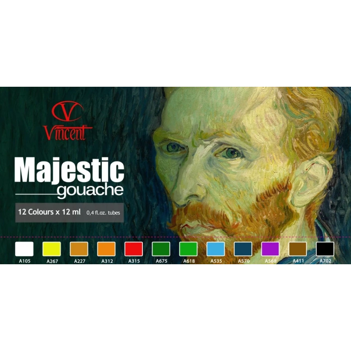 VİNCENT GUAJ SET 12Ml. x 12LI