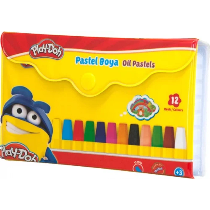 PLAY-DOH PASTEL BOYA 12 RENK ÇANTALI  PA005