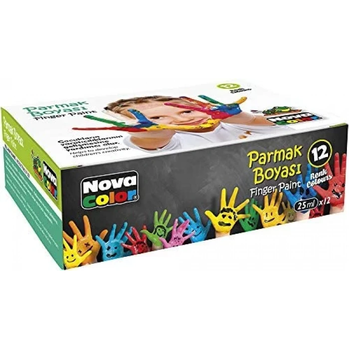 NOVA COLOR PARMAK BOYASİ 12 Lİ NC-460