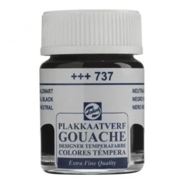 TALENS GUAJ BOYA CAM ŞİŞE  GOUACHE JAR 16ML NEUTRAL BLACK RT08167372