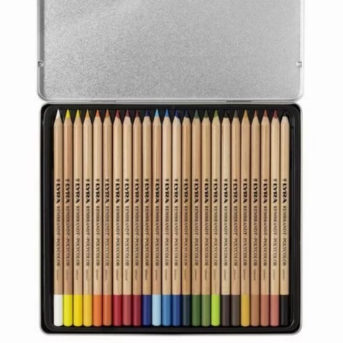 LYRA REMBRANDT POLYCOLOR 24LÜ METAL KUTU L2001240