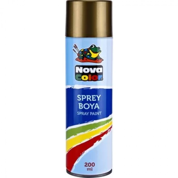 NOVA COLOR SPREY BOYA ALTİN 200 ML NC-811