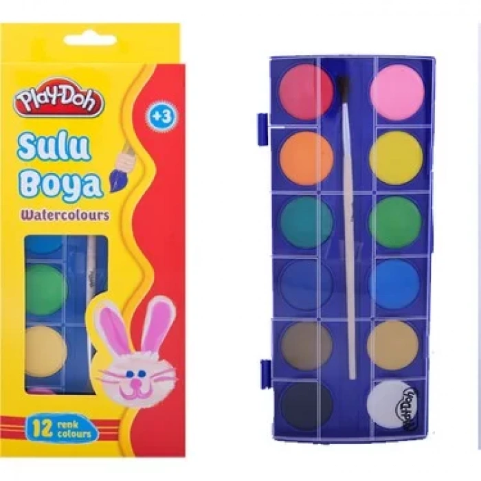 PLAY-DOH SULUBOYA 12 RENK BÜYÜK SU003