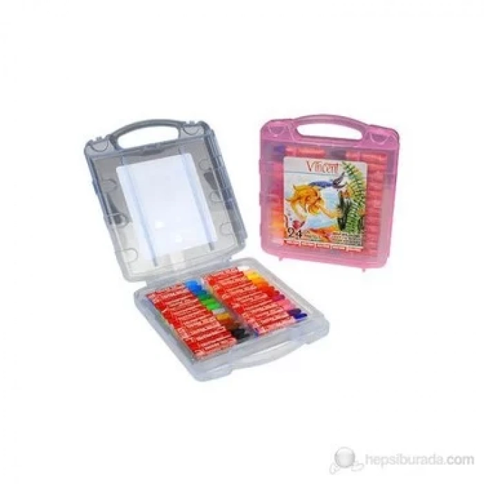 VİNCENT OIL PASTEL 24LU SET PEMBE