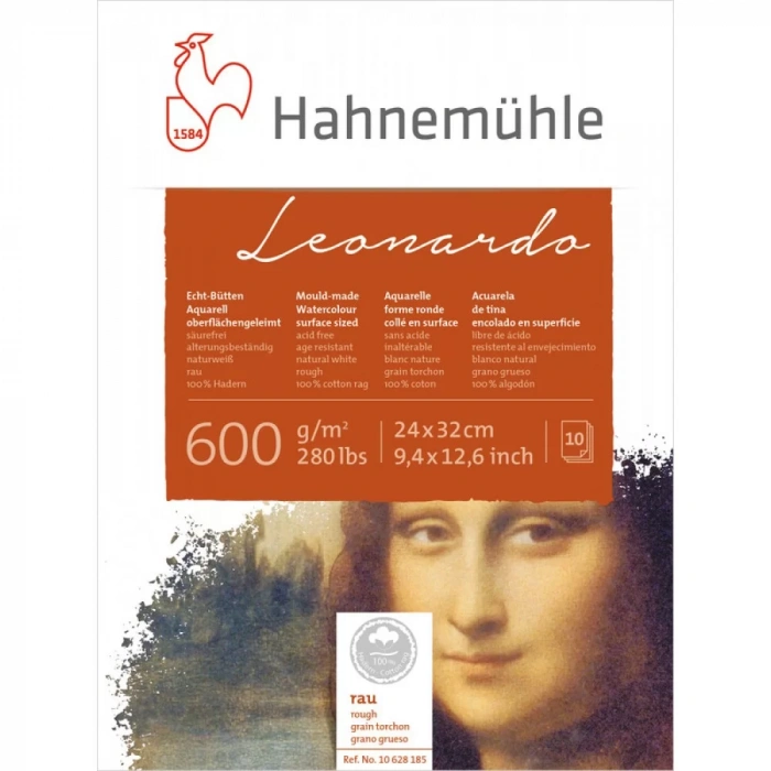 HM LEONARDO B ROUGH 600G 24X32CM 10YA HM-10-628-185