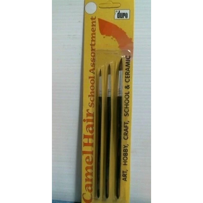 CAMEL HAIR SHORT HANDLED 3PC*1