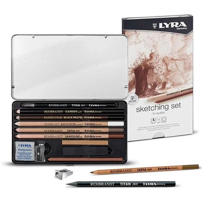 LYRA REMBRANDT 11Lİ METAL KUTU GRAPHİTE SET BOX L2051111