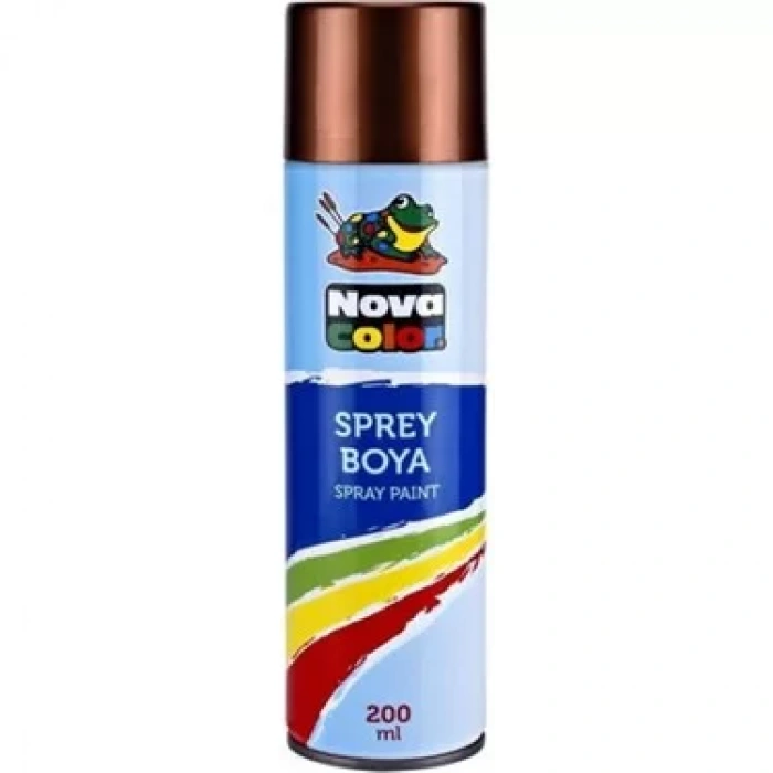 NOVA COLOR SPREY BOYA BAKİR 200 ML NC-813