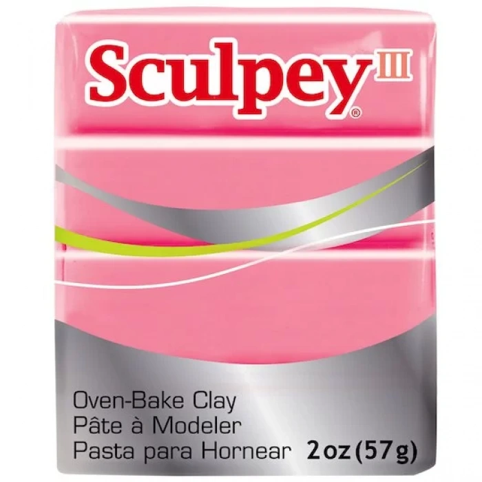 SCULPEY III POLİMER KİL SICAK PEMBE 57GR S-302503