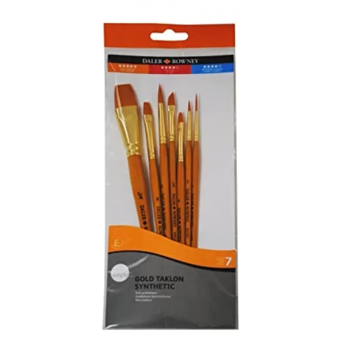 GOLD TAKLON SHORT HANDLED 7PC