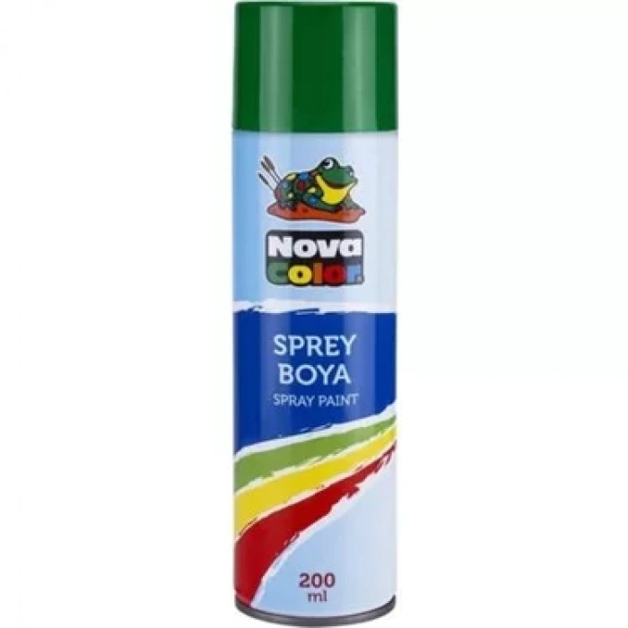NOVA COLOR SPREY BOYA YESİL 200 ML NC-803