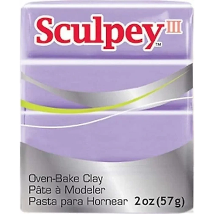 SCULPEY III POLİMER KİL LİLA 57GR S-3021216