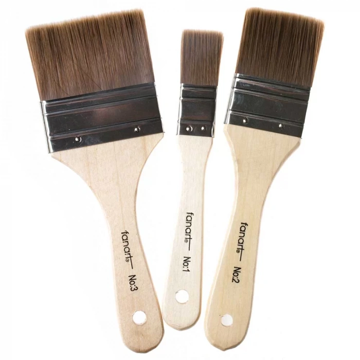 FANART ACADEMY GESSO FIRÇA SETİ 3LÜ LV-F-7380.S1