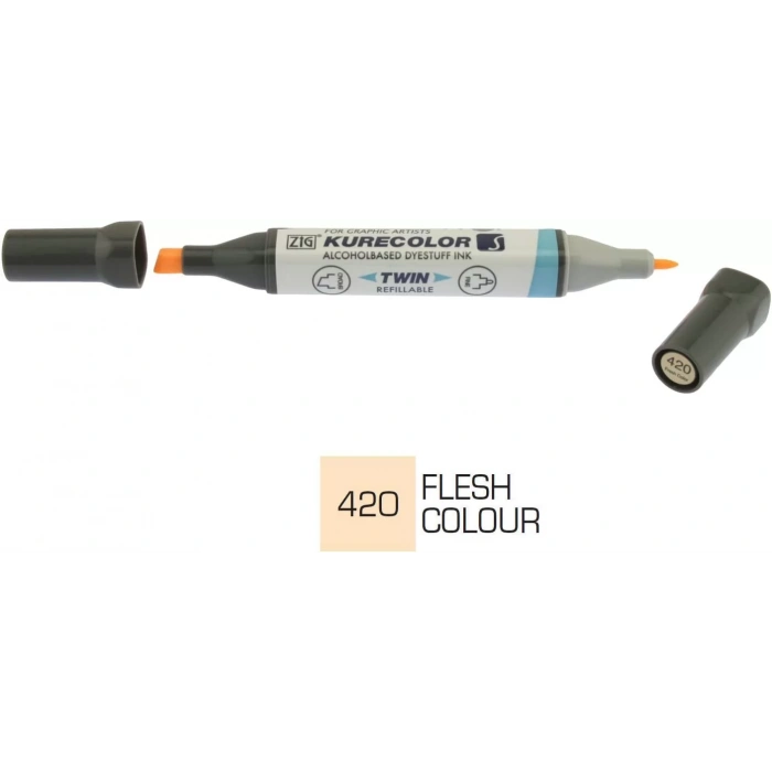 ZIG KURECOLOR TWIN S KC-3000 420 FLESH COLOUR