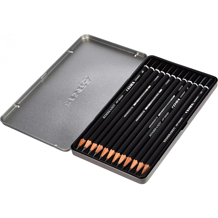 LYRA REMBRANDT ART DESİGN 12Lİ METAL KUTU KARIŞIK DERECELER L1111120