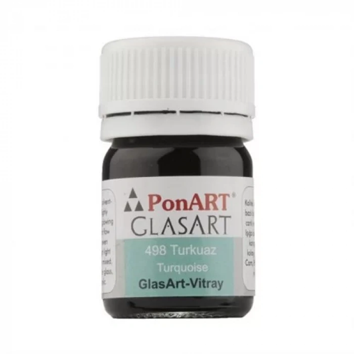 PONART GLASS ART 20 ML TURKUAZ PGA20-498